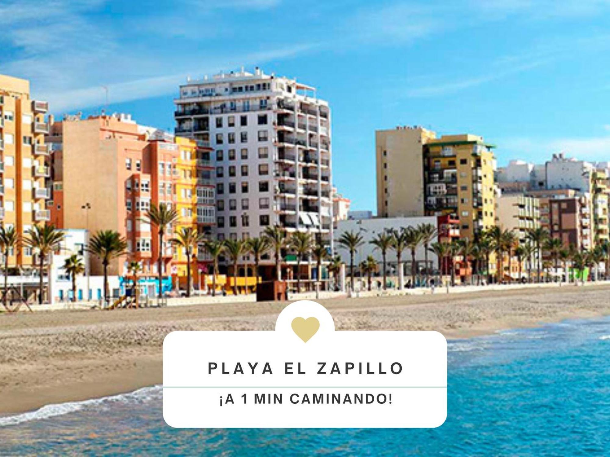 Acogedor Apartamento A 30 Metros De La Playa - Wifi - Smarttv Almería Dış mekan fotoğraf