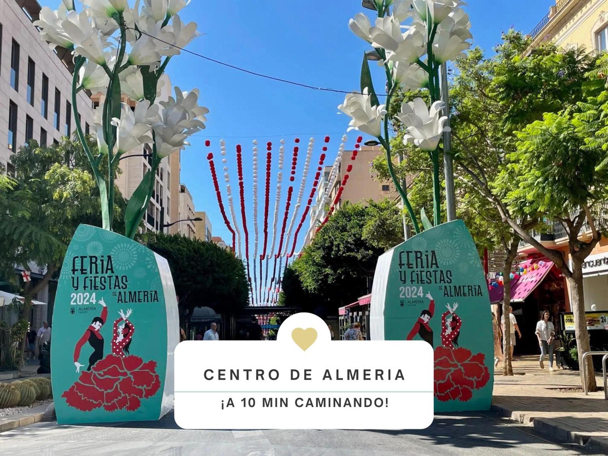Acogedor Apartamento A 30 Metros De La Playa - Wifi - Smarttv Almería Dış mekan fotoğraf